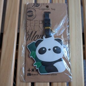 Cute Panda Luggage Tag